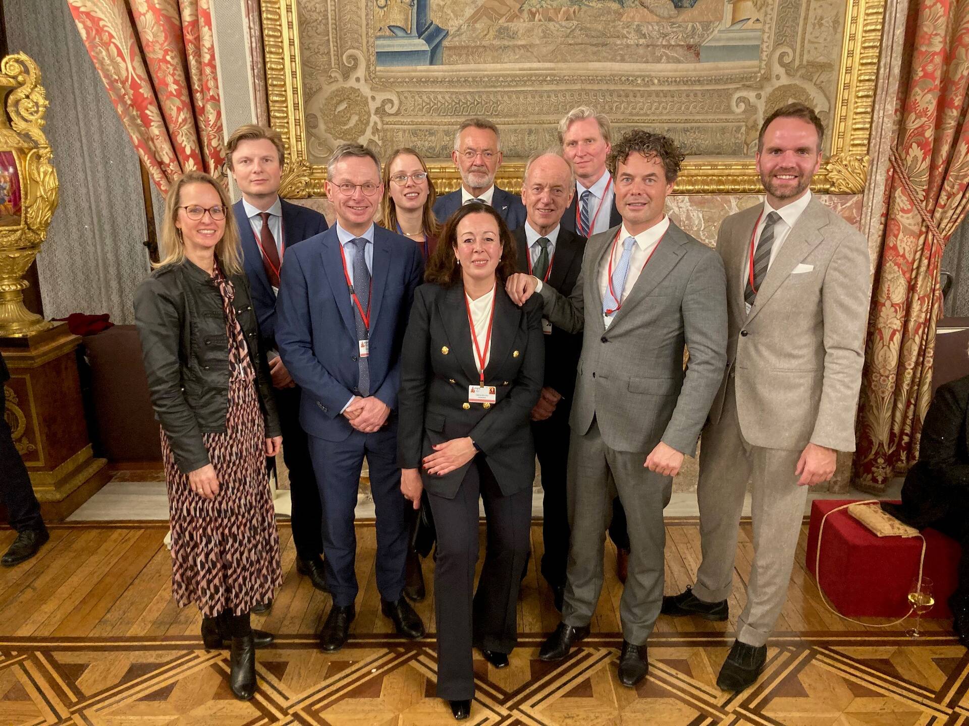 De Nederlandse delegatie in Madrid