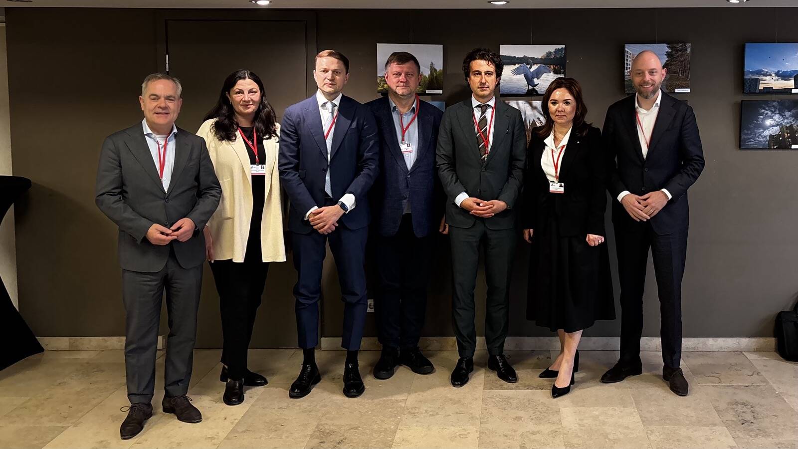 Met de Oekraïense delegatie