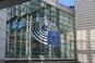EU logo op gebouw